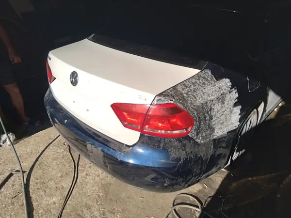 Rear quarter panel preparation