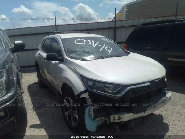 Crossover: front end with bumper removed